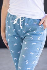 Load image into Gallery viewer, Classic Joggers - Teal Ribbons
