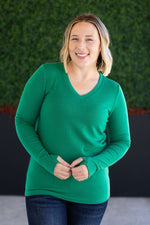 Load image into Gallery viewer, Leah Long Sleeve Top - Green
