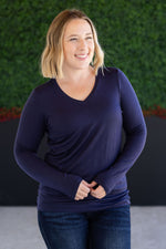 Load image into Gallery viewer, Larissa Long Sleeve - Navy
