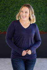 Load image into Gallery viewer, Larissa Long Sleeve - Navy
