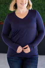 Load image into Gallery viewer, Larissa Long Sleeve - Navy
