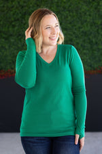 Load image into Gallery viewer, Leah Long Sleeve Top - Green
