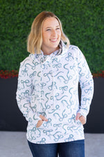 Load image into Gallery viewer, Ashley Hoodie - Green Ribbons
