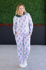 Load image into Gallery viewer, Classic Joggers - Candy Cane Lane
