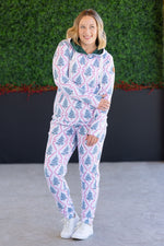 Load image into Gallery viewer, Hailey Pullover Hoodie - Candy Cane Lane
