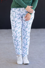 Load image into Gallery viewer, Classic Joggers - Green Ribbons
