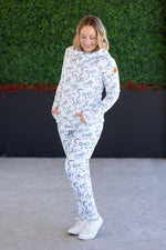 Load image into Gallery viewer, Classic Joggers - Green Ribbons
