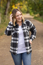 Load image into Gallery viewer, Norah Plaid Shacket - Classic Black and White
