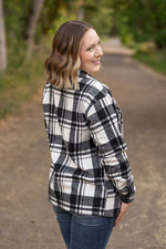 Load image into Gallery viewer, Norah Plaid Shacket - White and Black
