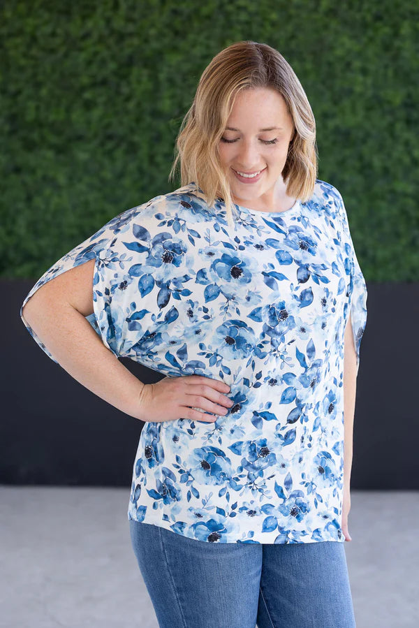 SALE! Darcy Dolman - Sapphire Floral