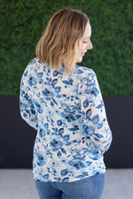 Load image into Gallery viewer, Alyssa Long Sleeve Top - Sapphire Floral
