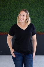 Load image into Gallery viewer, Chloe Cozy Tee - Black
