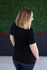 Load image into Gallery viewer, Chloe Cozy Tee - Black
