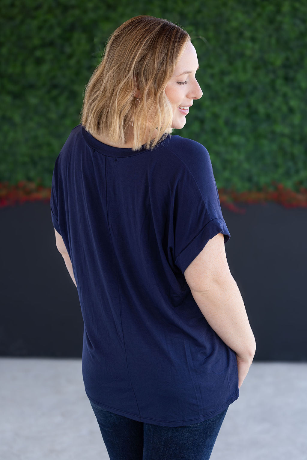 SALE! Sierra Pocket Top - Navy