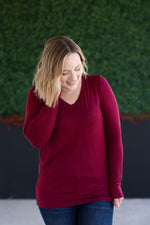 Load image into Gallery viewer, Larissa Long Sleeve - Burgundy

