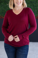 Load image into Gallery viewer, Larissa Long Sleeve - Burgundy
