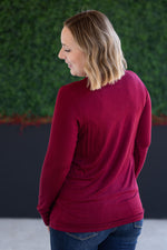 Load image into Gallery viewer, Larissa Long Sleeve - Burgundy
