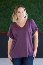Load image into Gallery viewer, SALE! Sierra Pocket Top - Plum
