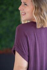 Load image into Gallery viewer, SALE! Sierra Pocket Top - Plum
