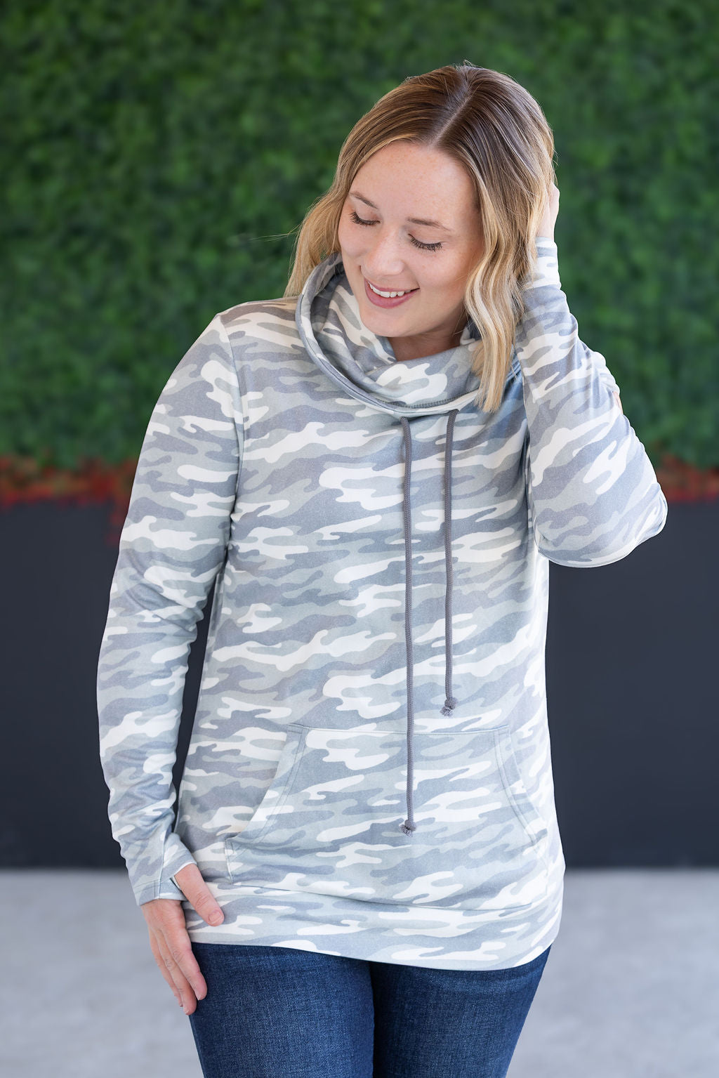 Soft Funnel Neck - Camo