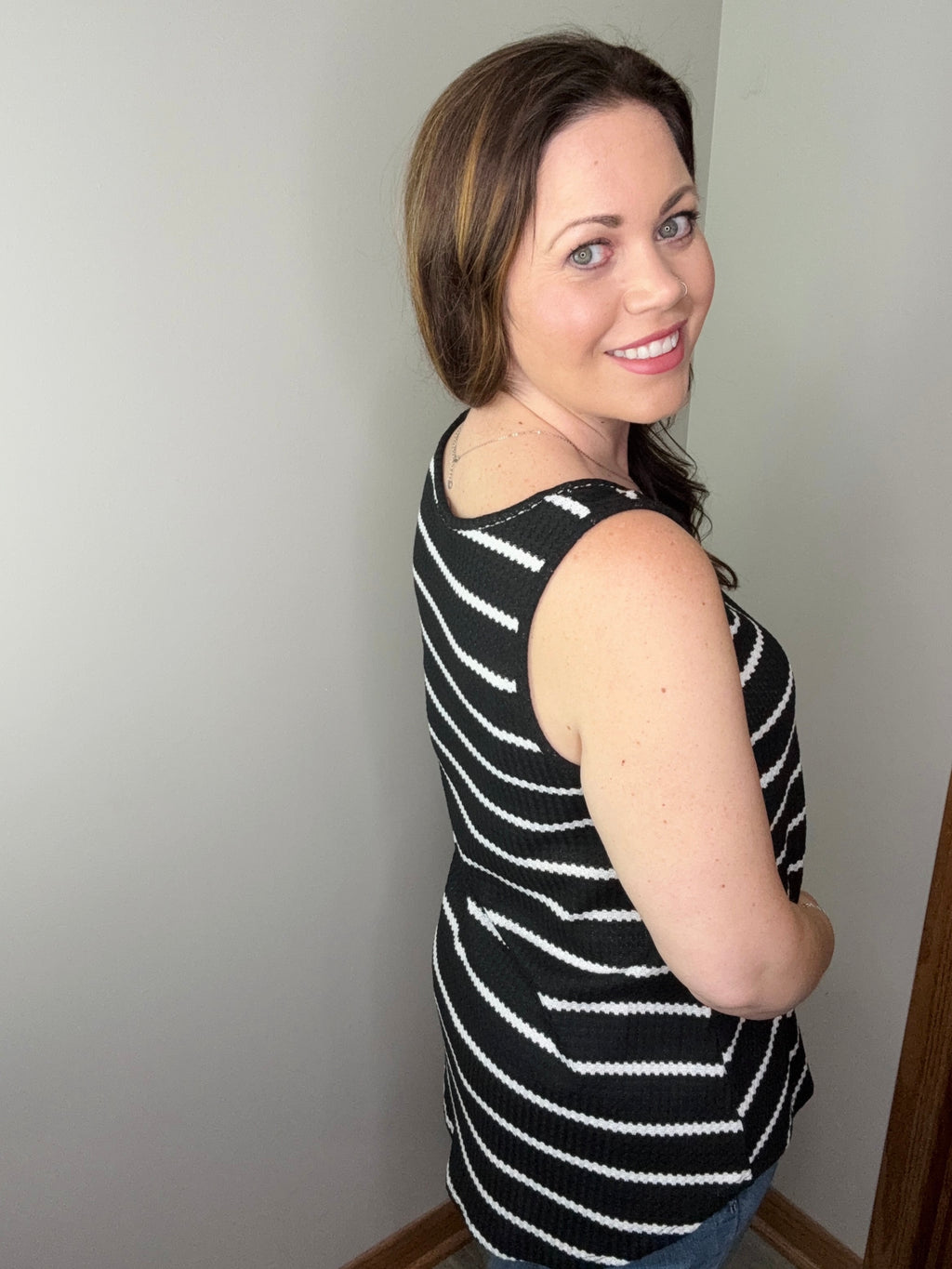 Think About It Tank In Black FINAL SALE