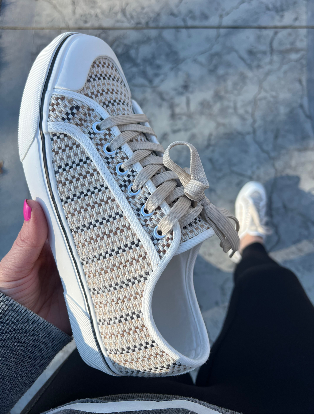 Corkys Waiting List Sneaker in Tan FINAL SALE