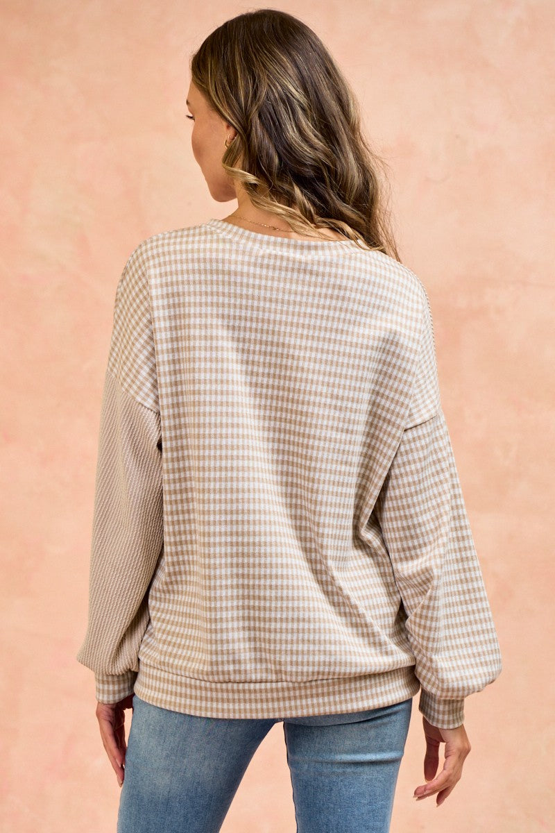 Easy Does It Henley Top