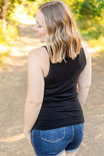 Load image into Gallery viewer, **Tara Ribbed Tank - Black
