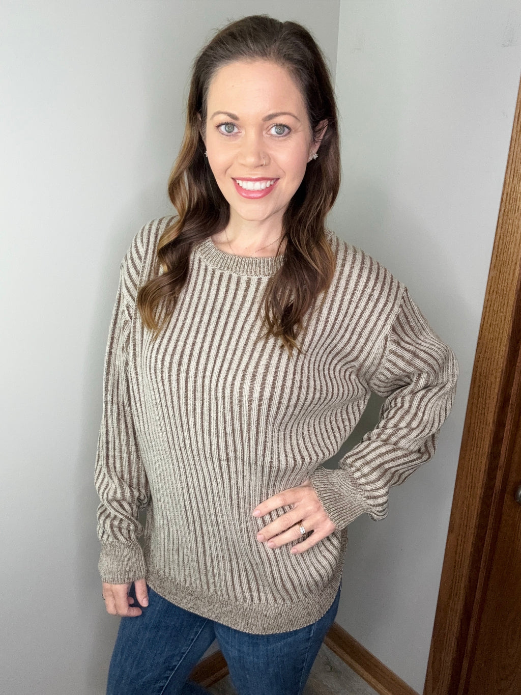 Existence Sweater in Brown