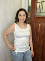 Load image into Gallery viewer, Sweet Cheeks Tank In Ivory
