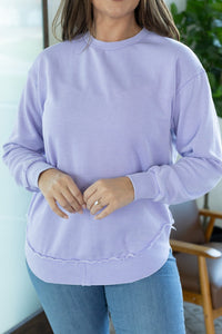 Vintage Wash Pullover - Lavender FINAL SALE