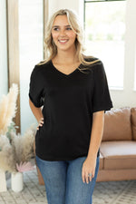 Load image into Gallery viewer, Selene Relaxed Top - Black
