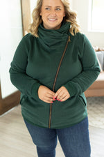 Load image into Gallery viewer, Quinn ZipUp Cowl - Evergreen
