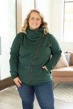 Load image into Gallery viewer, Quinn ZipUp Cowl - Evergreen
