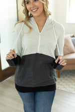 Load image into Gallery viewer, Classic Halfzip Hoodie - Monochrome
