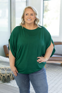 Darcy Dolman Top - Forest Green