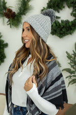 Load image into Gallery viewer, Heathered Gray Beanie
