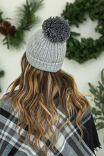 Load image into Gallery viewer, Heathered Gray Beanie
