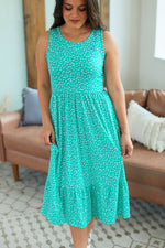 Load image into Gallery viewer, Bailey Dress - Turquoise Floral
