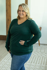 Load image into Gallery viewer, Leah Long Sleeve Top - Evergreen
