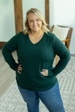 Load image into Gallery viewer, Leah Long Sleeve Top - Evergreen
