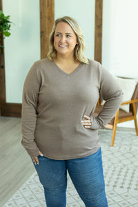 Leah Long Sleeve Top - Mocha