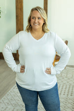 Load image into Gallery viewer, Leah Long Sleeve Top - White
