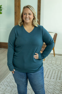 Leah Long Sleeve Top - Teal