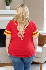 Load image into Gallery viewer, Kylie Tee - Kansas City Red and Yellow
