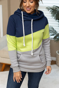 Lizzie Women's Hoodie | Seattle Navy, Lime, Grey