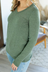 Leah Long Sleeve Top - Green