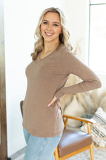 Load image into Gallery viewer, Leah Long Sleeve Top - Mocha
