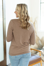 Load image into Gallery viewer, Leah Long Sleeve Top - Mocha
