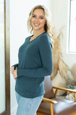 Load image into Gallery viewer, Leah Long Sleeve Top - Teal
